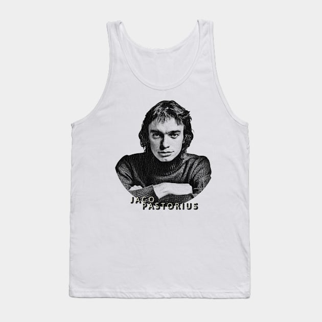 Retro Jaco Pastorius Tank Top by MuraiKacerStore